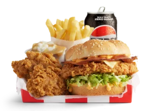 Hot Crispy Zinger Bacon Cheese Box