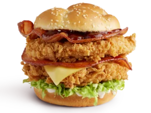 J5671 22P09 Original Crispy BBQ Bacon Stacker Burger