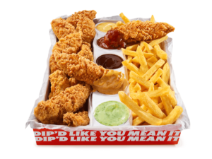 Saucy Tenders Dip'd Feast